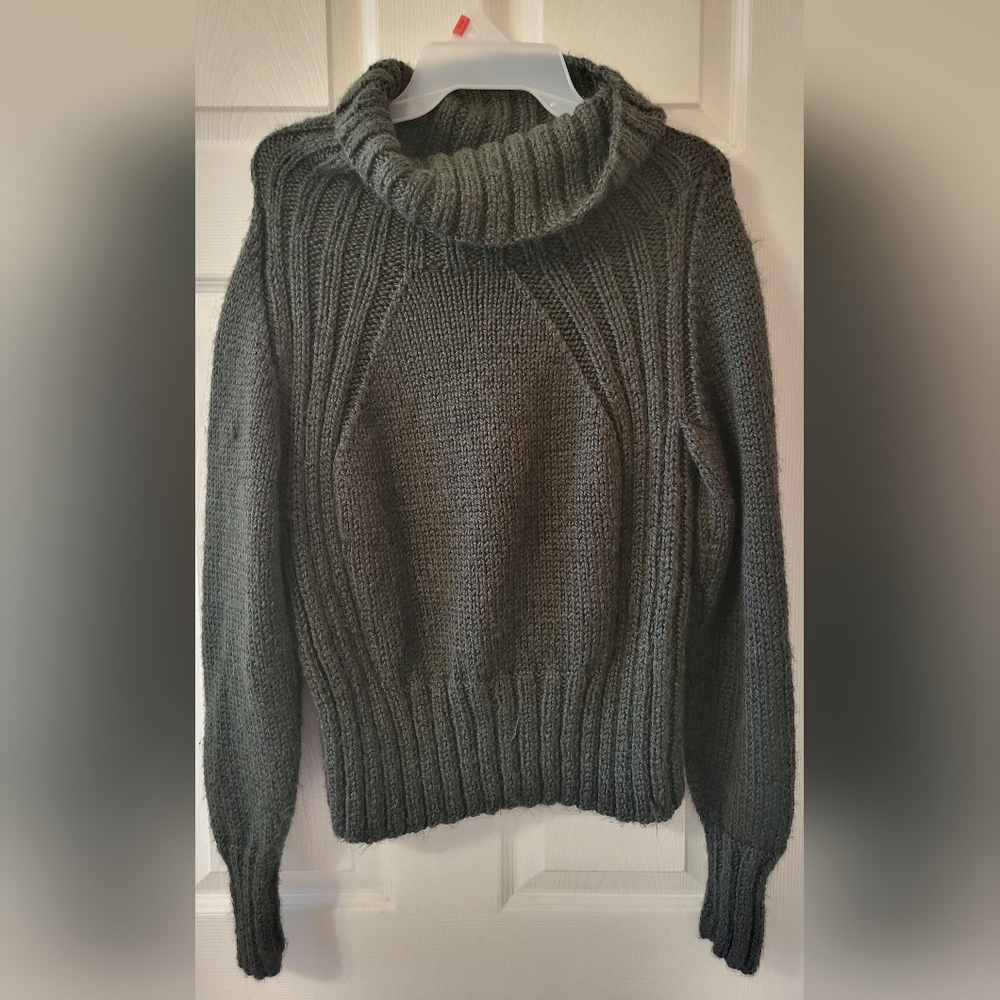 Cozy Gray Turtleneck Sweater
